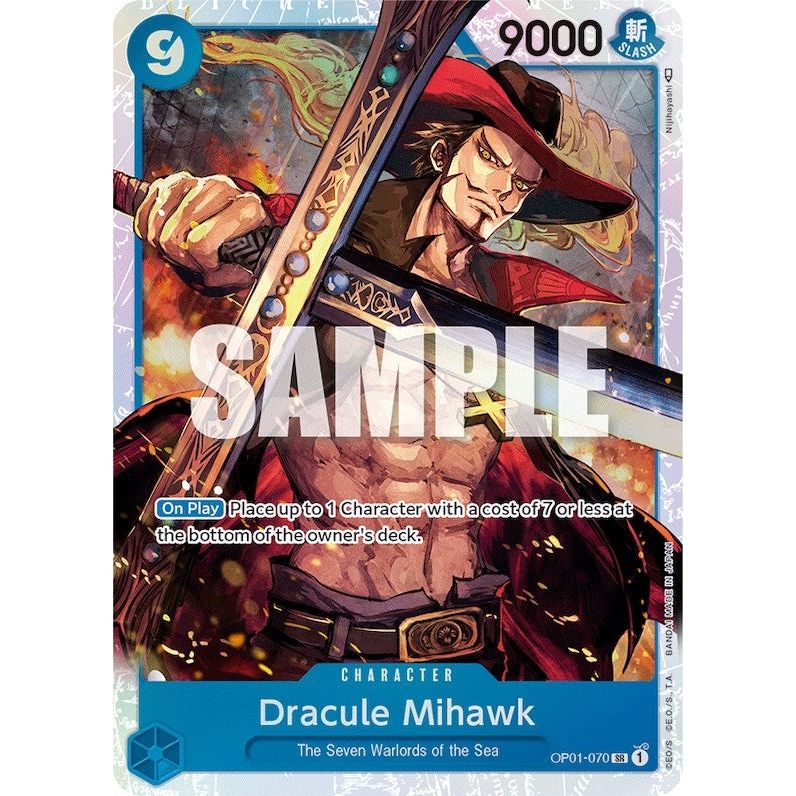 Image for Dracule Mihawk (OP01-070) (OP01) - One Piece Card Game