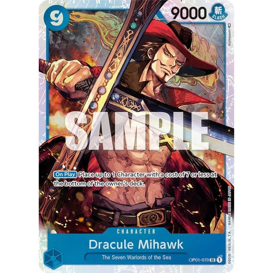 Image for Dracule Mihawk (OP01-070) (OP01) - One Piece Card Game