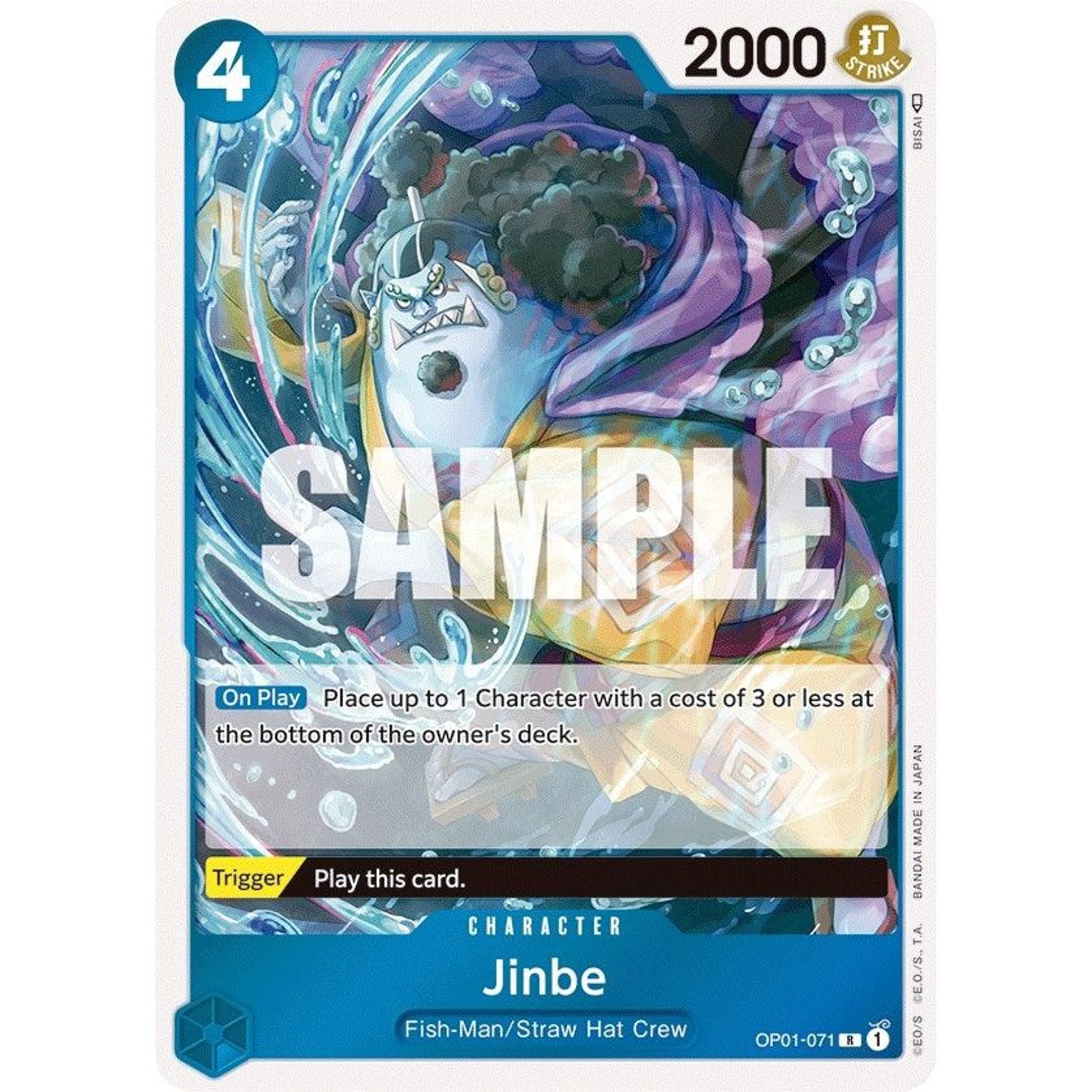 Image for Jinbe (071) (OP01-071) (OP01) - One Piece Card Game