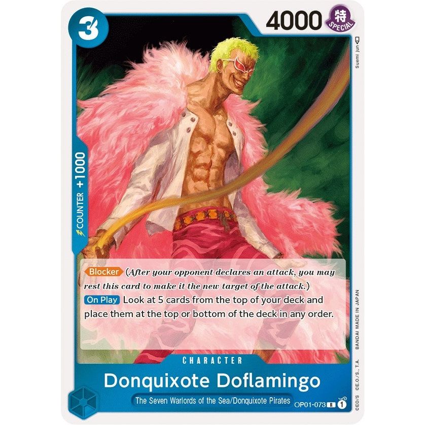 Image for Donquixote Doflamingo (073) (OP01-073) (OP01) - One Piece Card Game