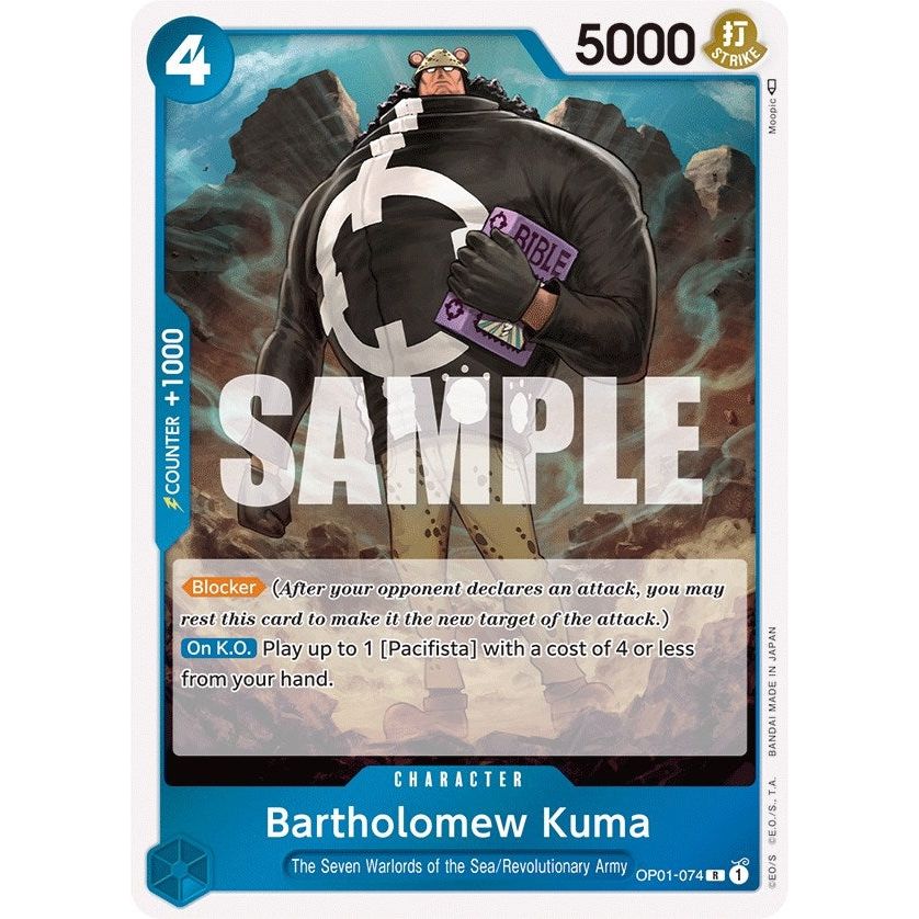 Image for Bartholomew Kuma (OP01-074) (OP01) - One Piece Card Game