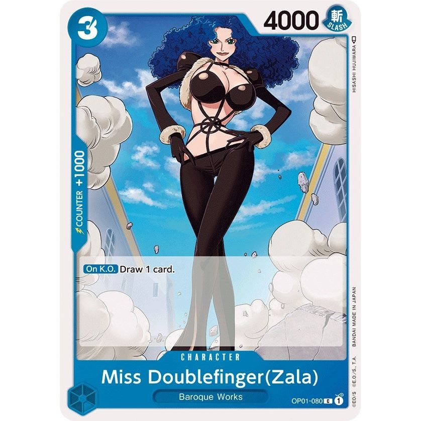 Image for Miss Doublefinger(Zala) (OP01-080) (OP01) - One Piece Card Game