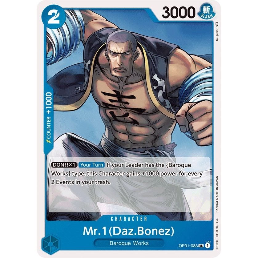 Image for Mr.1 (Daz.Bonez) (OP01-083) (OP01) - One Piece Card Game