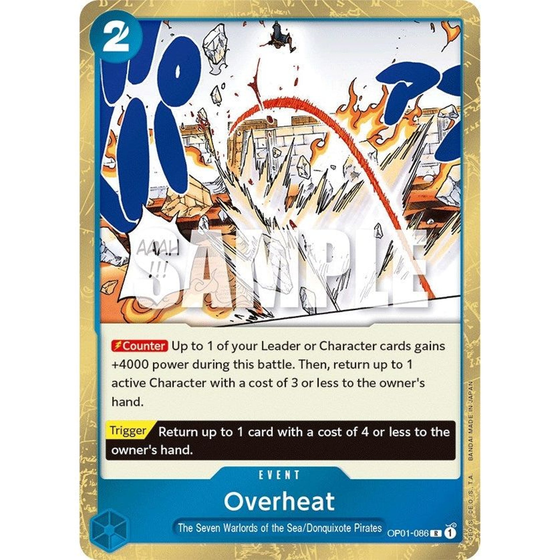 Image for Overheat (OP01-086) (OP01) - One Piece Card Game