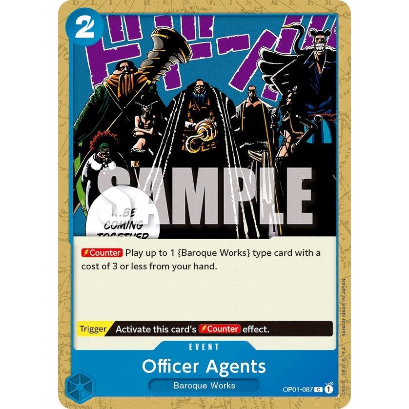 Image for Officer Agents (OP01-087) (OP01) - One Piece Card Game