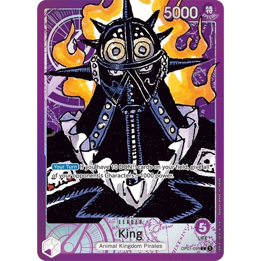 Image for King (091) (Parallel) (OP01-091) (OP01) - One Piece Card Game