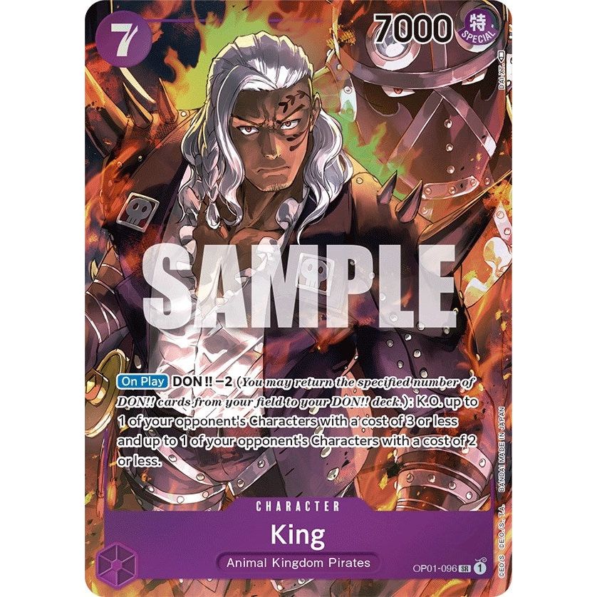 Image for King (096) (Parallel) (OP01-096) (OP01) - One Piece Card Game