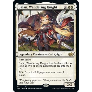 Image for Balan, Wandering Knight (53) (J22) - Magic: The Gathering