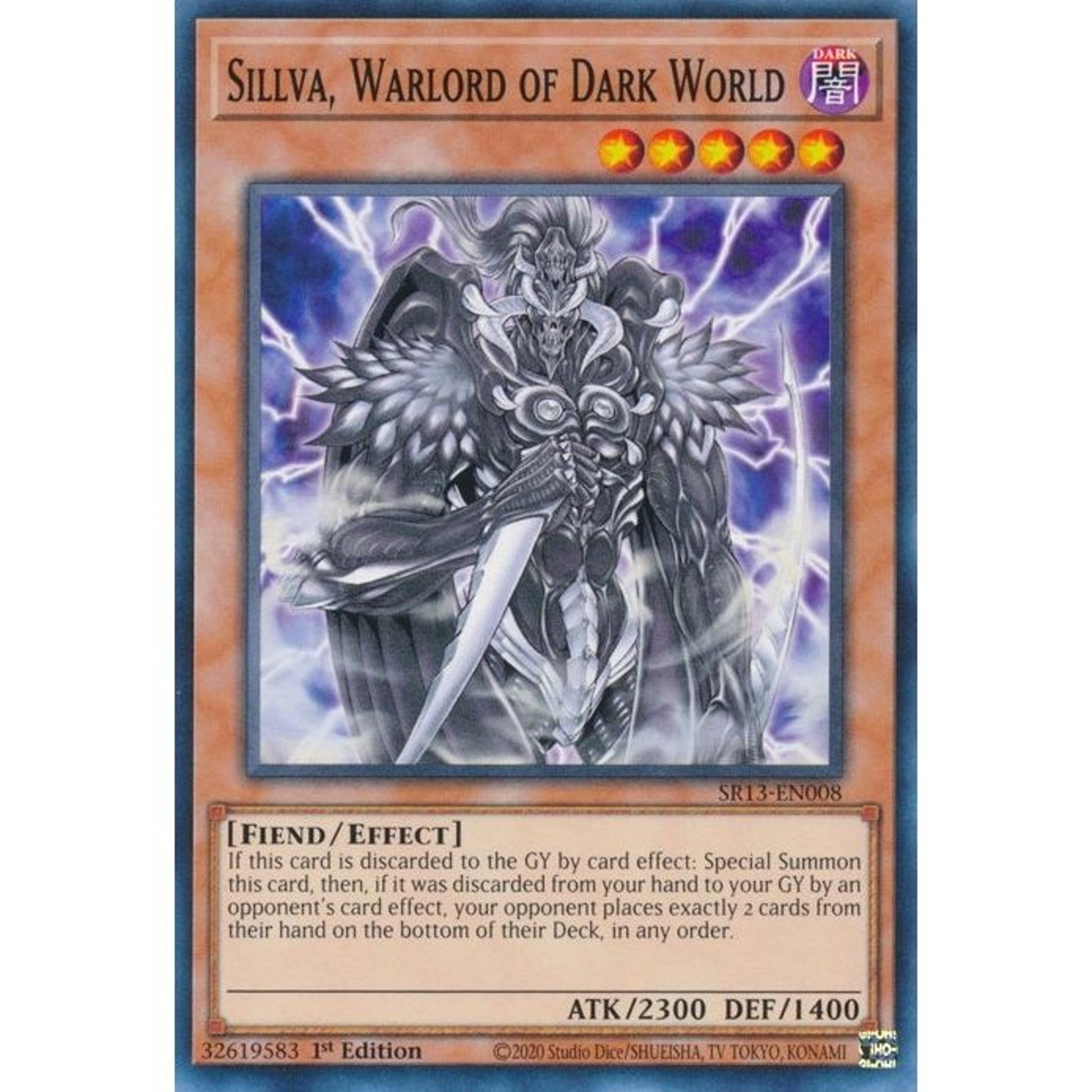 Image for Sillva, Warlord of Dark World (SR13-EN008) (SR13) - YuGiOh