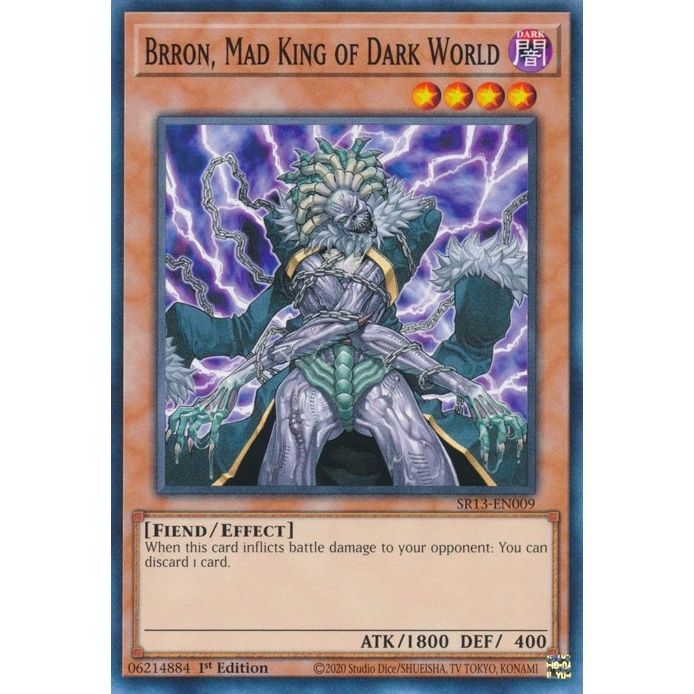 Image for Brron, Mad King of Dark World (SR13-EN009) (SR13) - YuGiOh