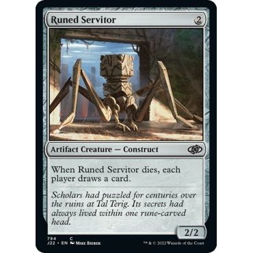 Image for Runed Servitor (794) (J22) - Magic: The Gathering