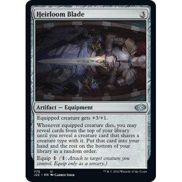 Image for Heirloom Blade (775) (J22) - Magic: The Gathering