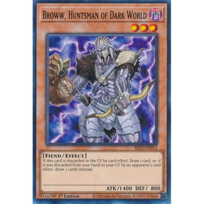 Image for Broww, Huntsman of Dark World (SR13-EN011) (SR13) - YuGiOh