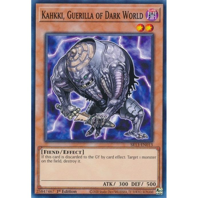 Image for Kahkki, Guerilla of Dark World (SR13-EN013) (SR13) - YuGiOh