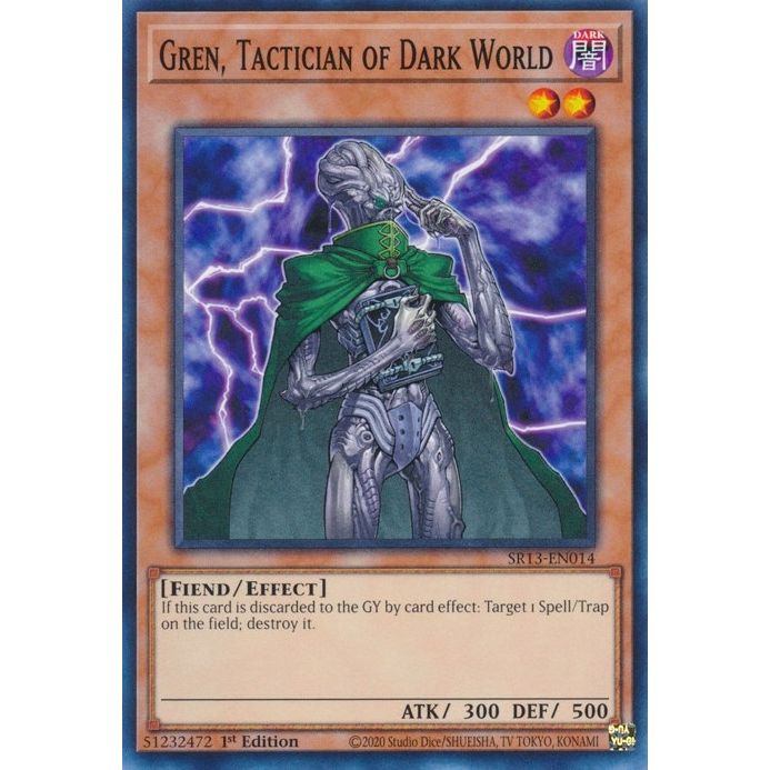 Image for Gren, Tactician of Dark World (SR13-EN014) (SR13) - YuGiOh