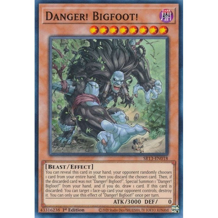 Image for Danger! Bigfoot! (SR13-EN018) (SR13) - YuGiOh