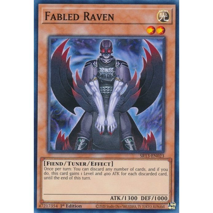 Image for Fabled Raven (SR13-EN023) (SR13) - YuGiOh