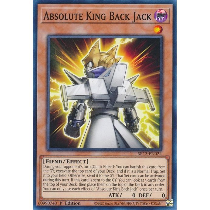 Image for Absolute King Back Jack (SR13-EN024) (SR13) - YuGiOh