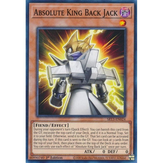 Image for Absolute King Back Jack (SR13-EN024) (SR13) - YuGiOh