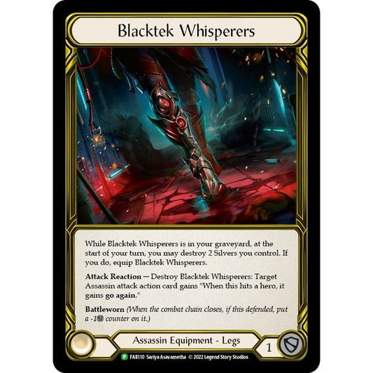 Image for Blacktek Whisperers (Golden) - FAB110 (FAB110) (PR) - Flesh and Blood TCG