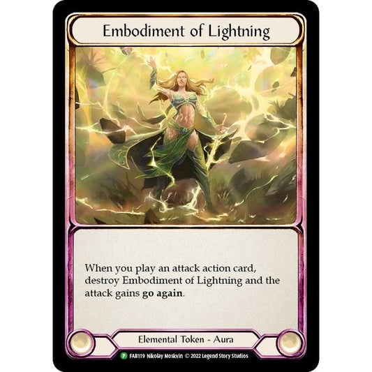 Image for Embodiment of Lightning - FAB119 (FAB119) (PR) - Flesh and Blood TCG