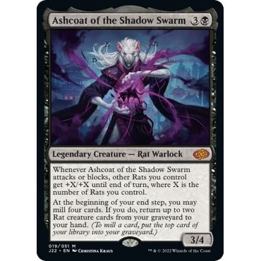 Image for Ashcoat of the Shadow Swarm (19) (J22) - Magic: The Gathering