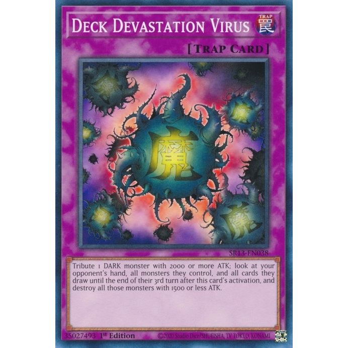 Image for Deck Devastation Virus (SR13-EN038) (SR13) - YuGiOh