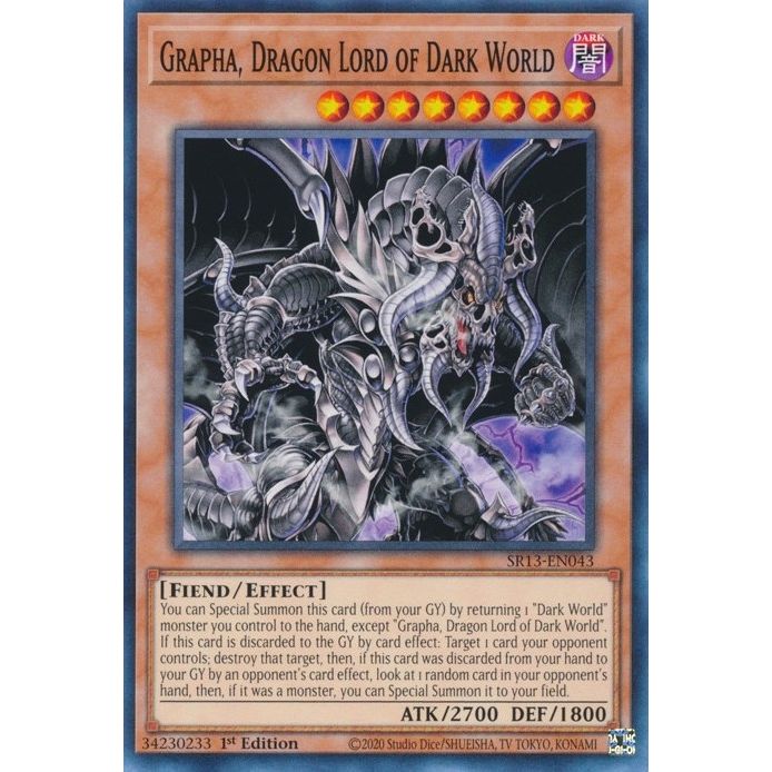 Image for Grapha, Dragon Lord of Dark World (SR13-EN043) (SR13) - YuGiOh