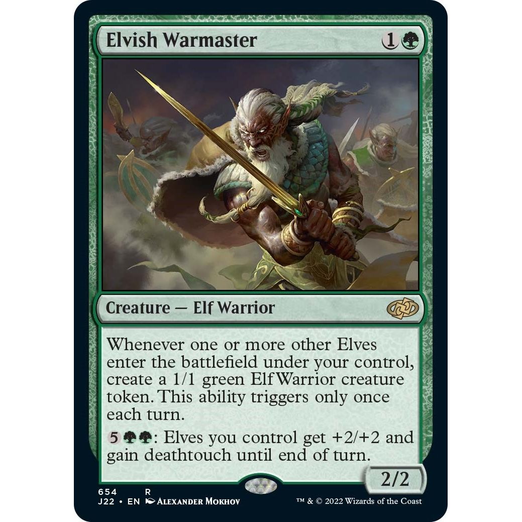 Image for Elvish Warmaster (654) (J22) - Magic: The Gathering