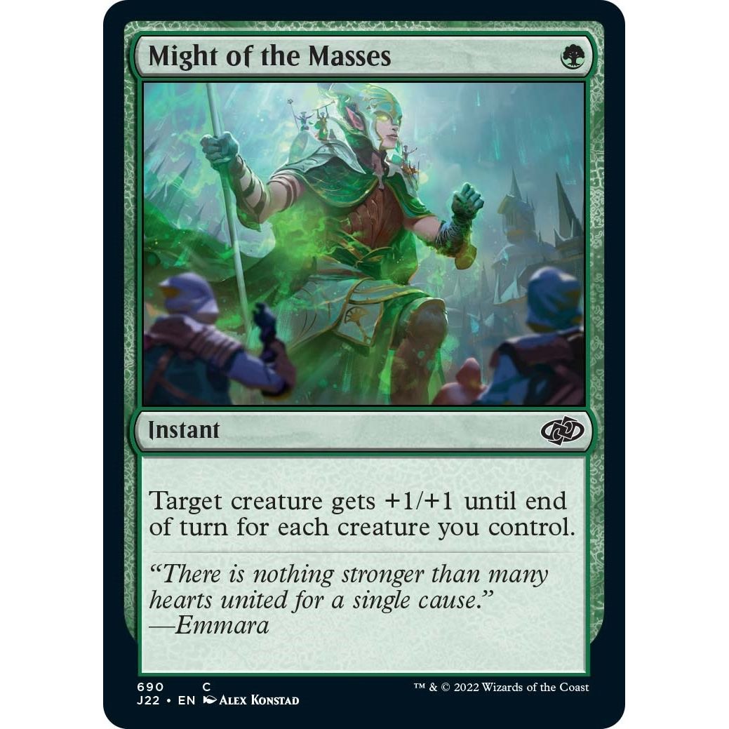 Image for Might of the Masses (690) (J22) - Magic: The Gathering