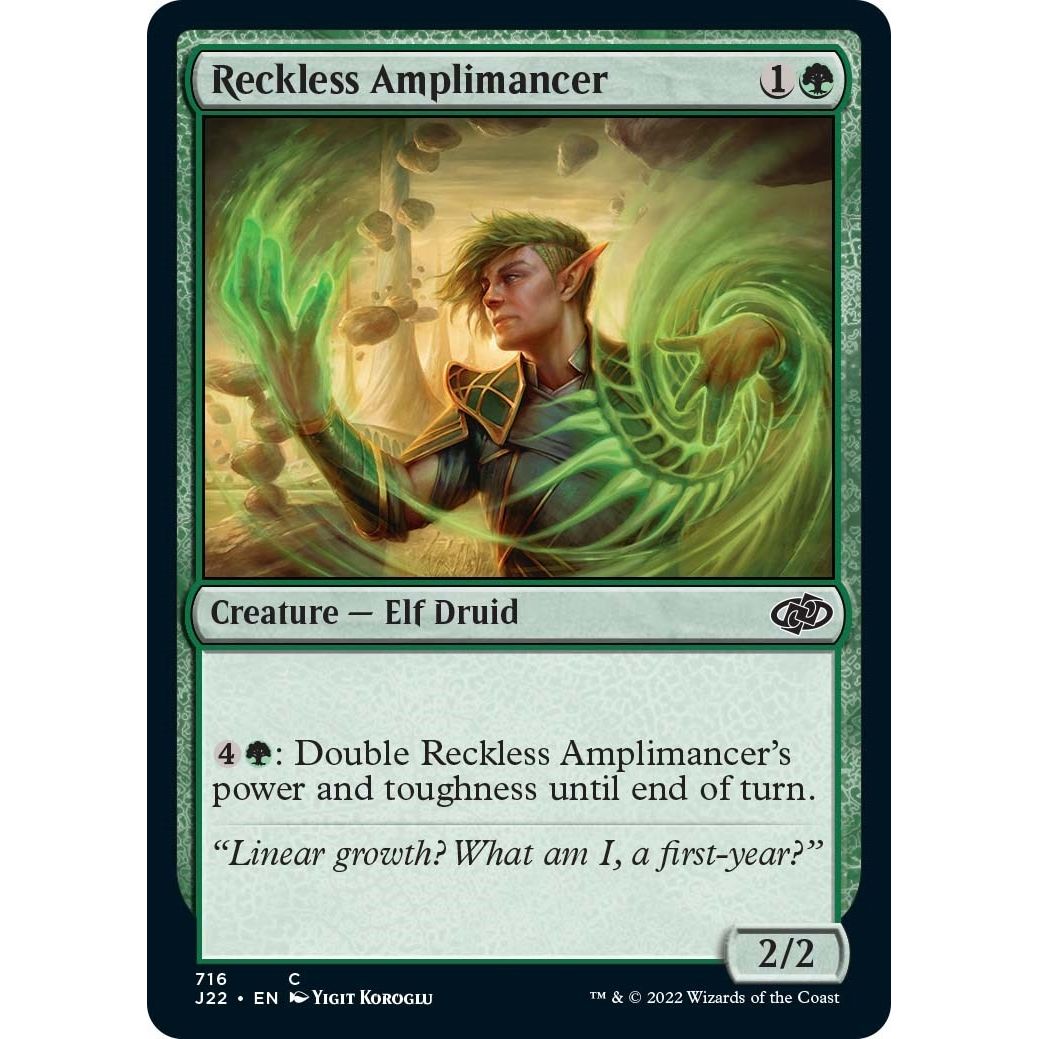 Image for Reckless Amplimancer (716) (J22) - Magic: The Gathering