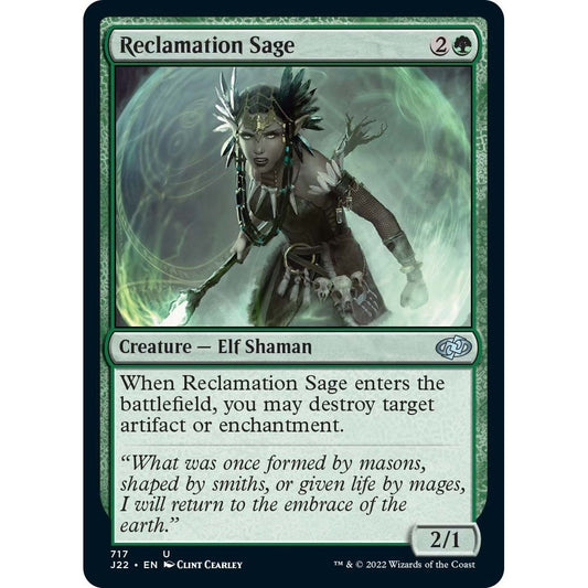 Image for Reclamation Sage (717) (J22) - Magic: The Gathering