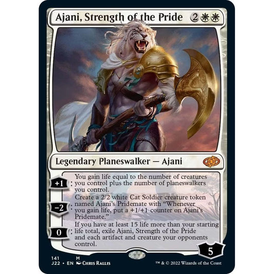 Image for Ajani, Strength of the Pride (141) (J22) - Magic: The Gathering