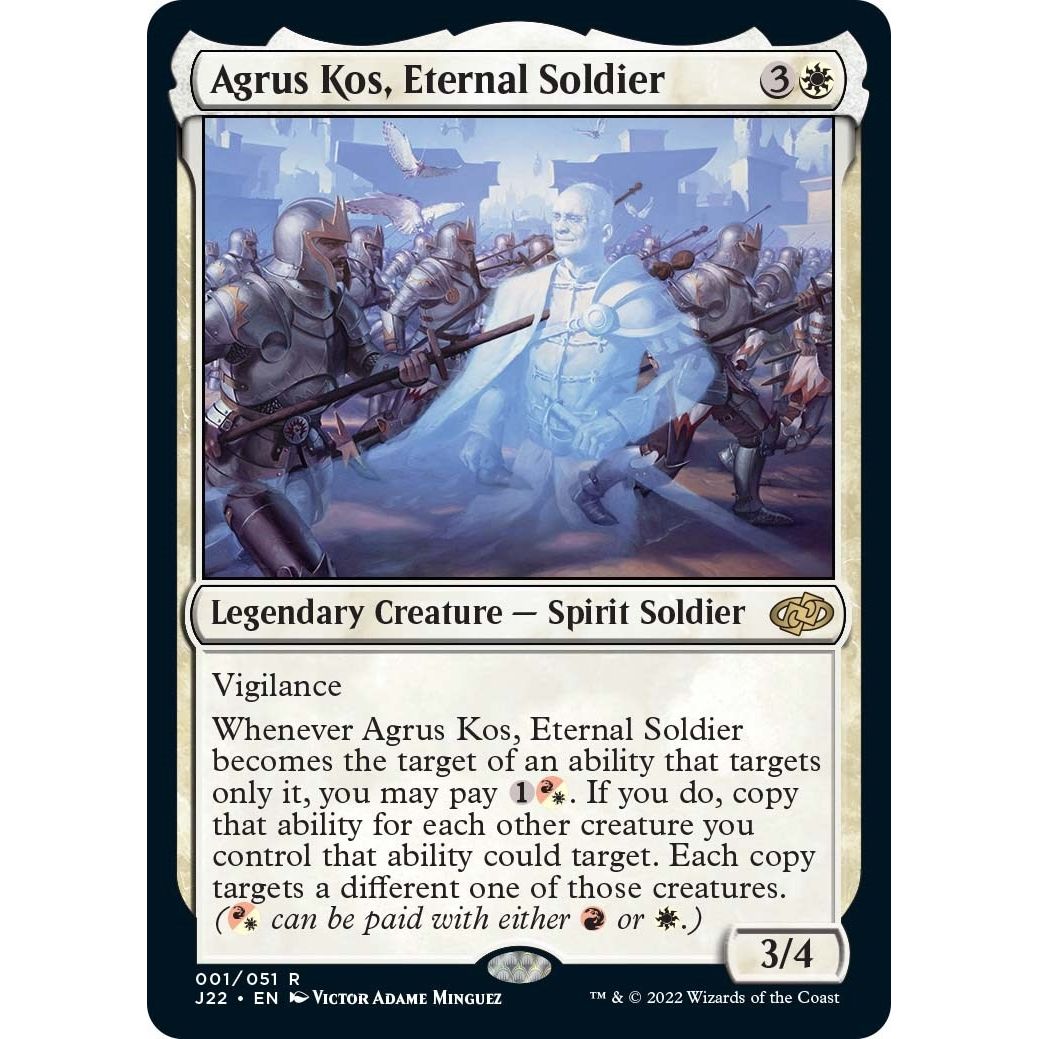 Image for Agrus Kos, Eternal Soldier (1) (J22) - Magic: The Gathering