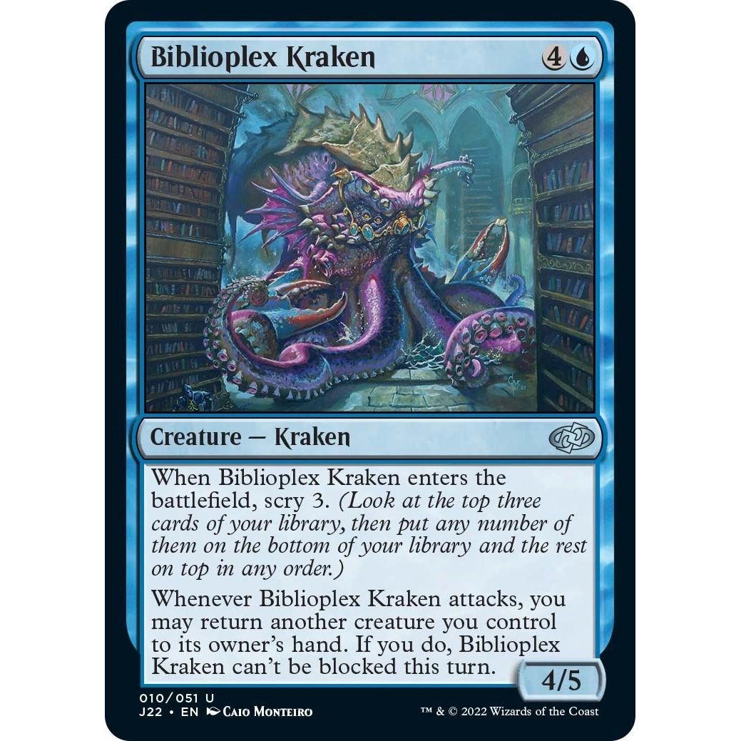 Image for Biblioplex Kraken (10) (J22) - Magic: The Gathering
