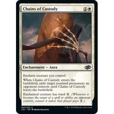 Image for Chains of Custody (3) (J22) - Magic: The Gathering