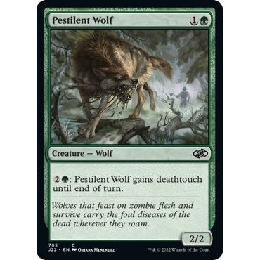 Image for Pestilent Wolf (705) (J22) - Magic: The Gathering