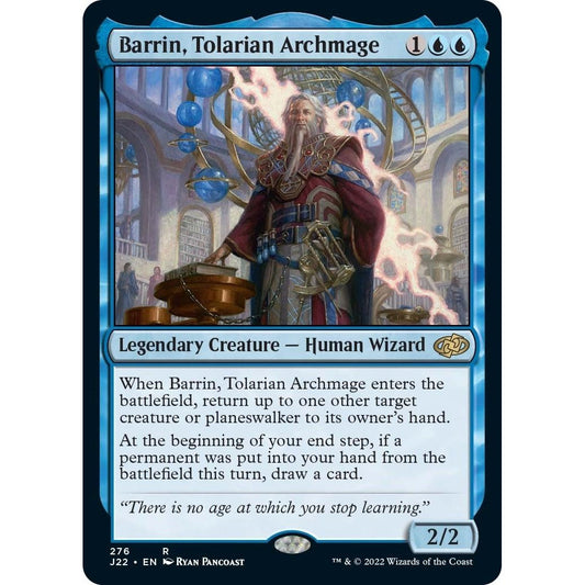 Image for Barrin, Tolarian Archmage (276) (J22) - Magic: The Gathering