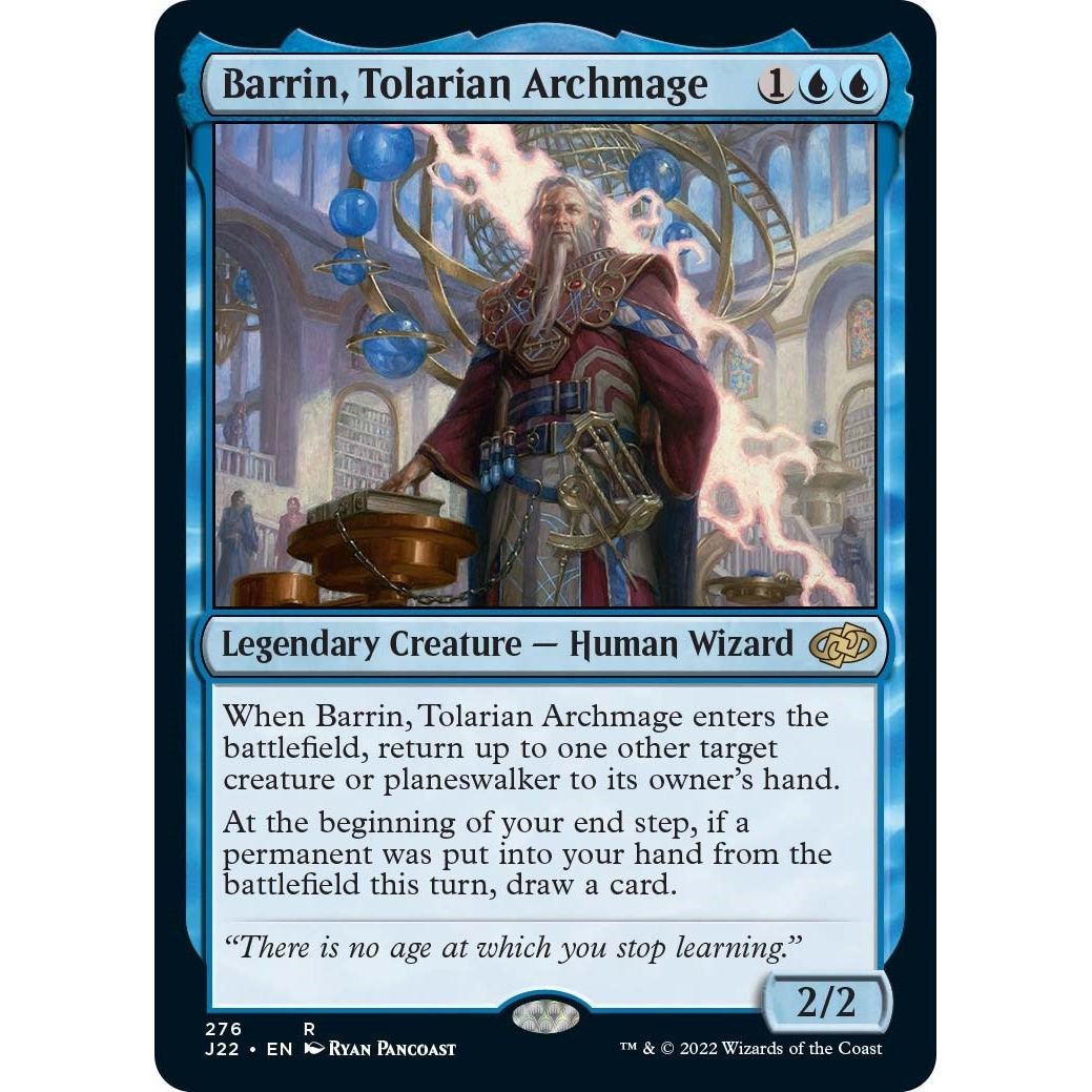 Image for Barrin, Tolarian Archmage (276) (J22) - Magic: The Gathering