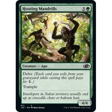 Image for Hooting Mandrills (671) (J22) - Magic: The Gathering