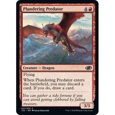 Image for Plundering Predator (37) (J22) - Magic: The Gathering