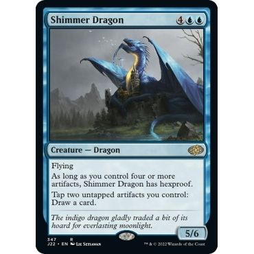 Image for Shimmer Dragon (347) (J22) - Magic: The Gathering