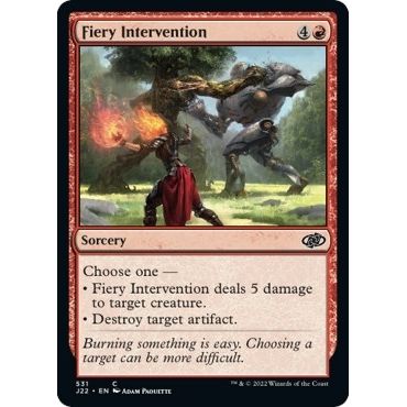 Image for Fiery Intervention (531) (J22) - Magic: The Gathering