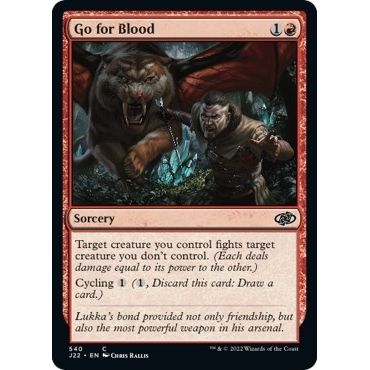 Image for Go for Blood (540) (J22) - Magic: The Gathering