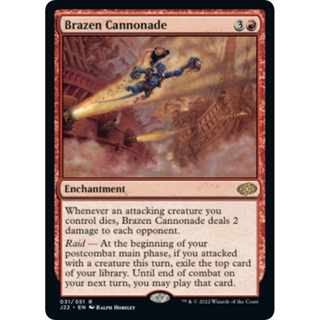Image for Brazen Cannonade (31) (J22) - Magic: The Gathering