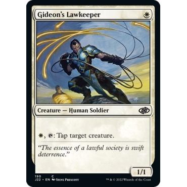 Image for Gideon's Lawkeeper (190) (J22) - Magic: The Gathering