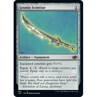 Image for Leonin Scimitar (782) (J22) - Magic: The Gathering