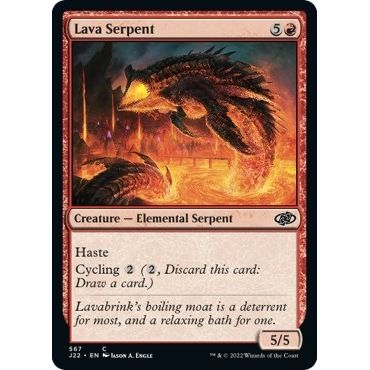 Image for Lava Serpent (567) (J22) - Magic: The Gathering