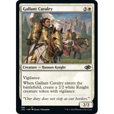 Image for Gallant Cavalry (186) (J22) - Magic: The Gathering