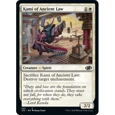 Image for Kami of Ancient Law (203) (J22) - Magic: The Gathering